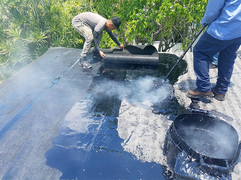 roof replacement flat roof florida roofing