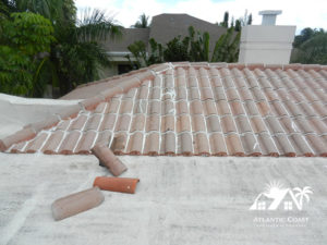 tile roof caulking sealing